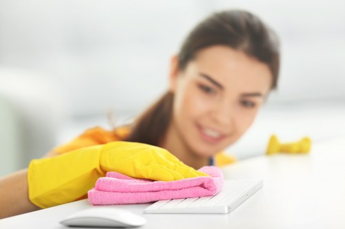 Local cleaning team servicing a retail premises in Barnet