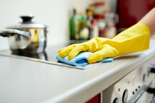 Move out cleaning for a family home in Barnet with thorough floor and surface care