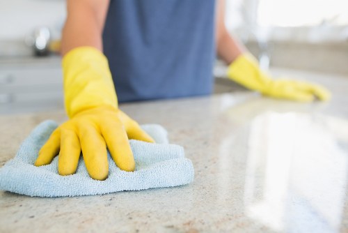 Professional exterior cleaning on a commercial façade in Barnet